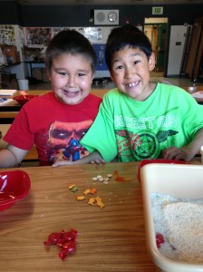 Edwin and Paul did a great job sorting their catch