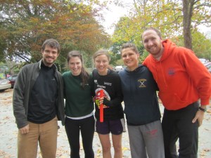 2012 Cape Cod Marathon Relay Team: Will, Fiona, Carrie, Stephanie, Will