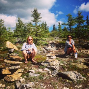 Eric and Christina on the way to Chena Hotsprings
